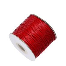 SOFEIYA PU leather cord necklace braided rope 1.2MM Claret