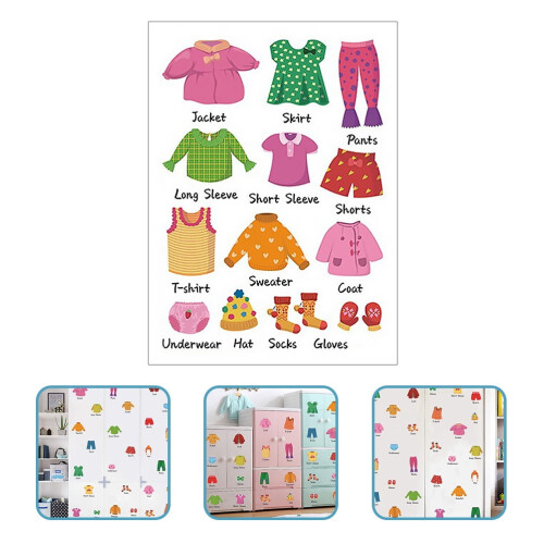 Haust kids wardrobe labels set for clothing classification 1