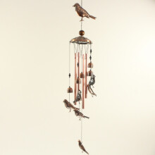 Topliu copper wind chimes handmade 11-piece set