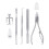 Pedicure Set Stainless Steel 6PCS 2