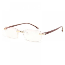Rimless bifocal anti-blue light reading glasses 1 pair
