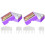 40pcs Knit Blocking Pin Kit, Knit Blockers Combs for Crochet Knitting Blocking Board Mats, Knit Blocking Pins 1