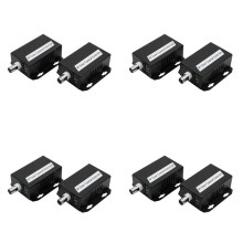 4X IP Network to Coaxial Extender Transfer From Net Cable Transmission to Coax 500M Ethernet Converter for CCTV