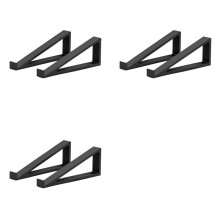 6X Supporto per Interfaccia Audio, Supporto per Tastiera per Computer, Supporto per Tastiera da Scrivania, Struttura Triangolare Solida