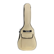 Guitar Backpack Bag with Padding and Pockets 5mm Beige