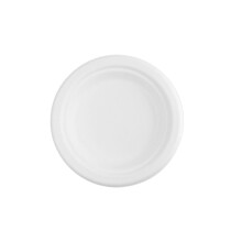 Round Disposable Paper Plates Pulp Molded 10 pcs