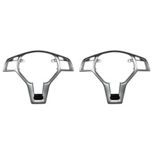 2X Steering Wheel Frame Cover Trim for - AMG A C E GLA CLA CLS-Class W176 W204 W212 X156 C117