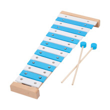 Metal Xylophone for Kids Montessori Toy Blue 15 Notes
