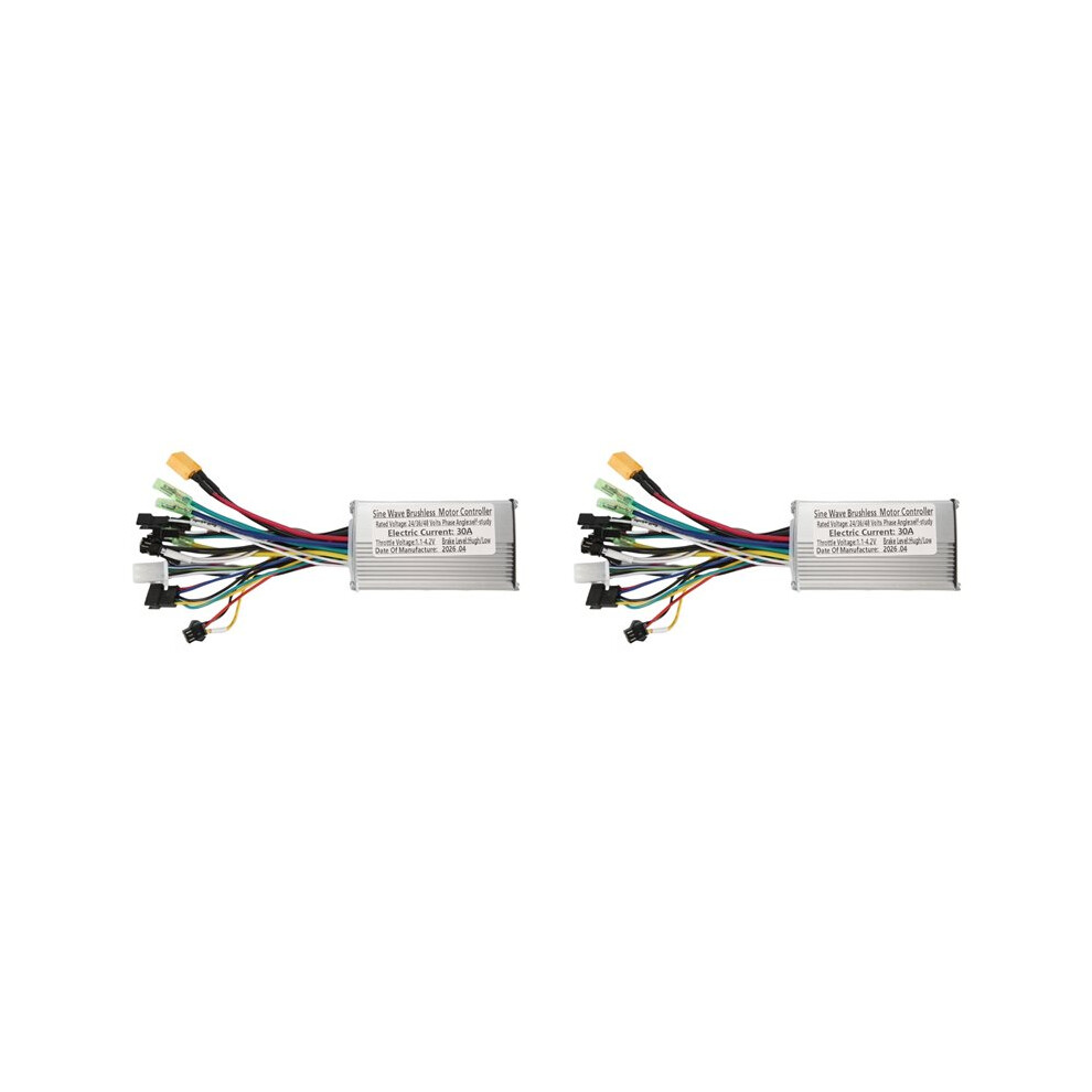 2X 24V/36V/48V 3Mode Sine Wave Brushless Motor Controller 500W 750W 1000W 30A For S866 V889 S966 Lcd Meter E-Bike 6033594500209