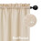 Short Waffle Weave Tier Curtains for Bedroom Kitchen 3