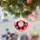 Liquidação Tainini! Conjunto de 4 enfeites de donuts para decoração de casa, árvore de Natal e festas de aniversário, 7,6 cm (3 polegadas). 6