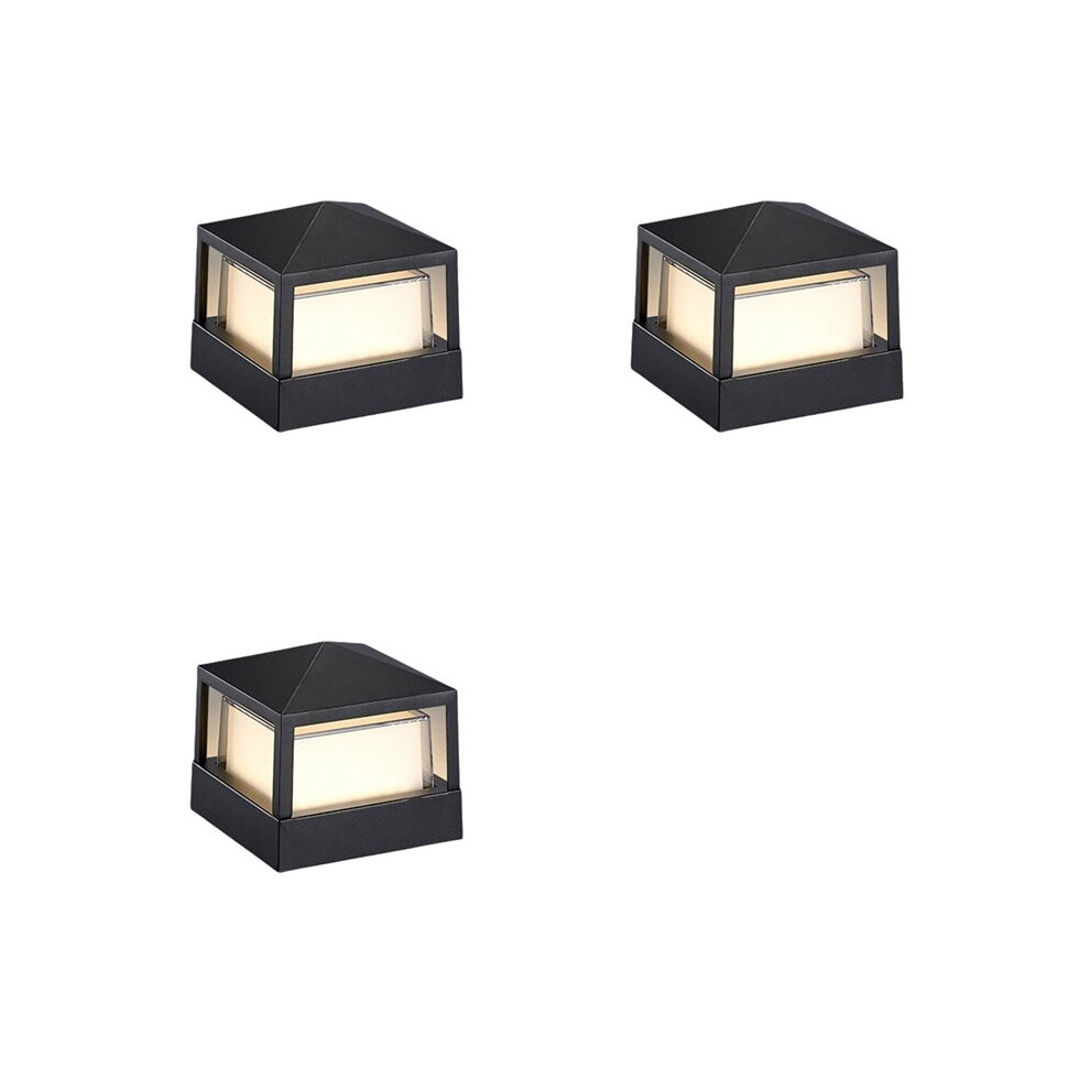 3X 12W Waterproof Outdoor Led Courtyard Porch Lawn Lamp Patio Fence Gate Column Light Landscape Pillar Lamps 6031256720187