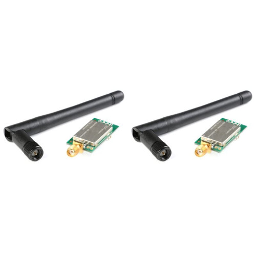 2X E01-ML01DP5 20dBm 2100m Long Range NRF24L01P+PA+LNA 2.4G Wireless Transceiver Module ML01DP5 Antenna with Shield
