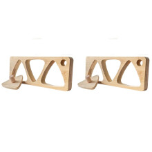 2X Bambus-Reisballform-Set, Inklusive Pressplatte und Dreieckiger Sushi-Form für Japanisches Musubi. Klassischer Musubi-Holz-Maker für Kinder. A
