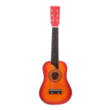 Mini 25-inch wooden acoustic guitar toy for beginners