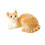 Orange Cat Plush Toy Soft Stuffed Kitten 40cm 1