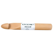 Beech Wood Crochet Hook 30mm 35mm Thick