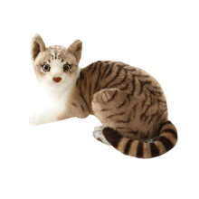 Gray Plush Cat Doll 40cm Soft Stuffed Toy