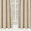 Kitchen Cafe Curtains Waffle Texture Light Filtering Taupe 6