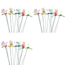 72 Pièces 3D Libellule Décor de Jardin Libellule Piquets de Jardin Libellules Ornements de Jardin Décoration de Patio Piquets de Libellule