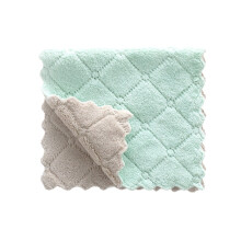 Kitchen Coral Towels Absorbent Double-Sided Dish Fleece 5