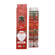 Christmas Pencils with Eraser Set of 6