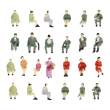 HO Scale 1:87 Model Figures Scenery People Set 25 Pieces