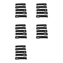 25x Gloss Black Outside Exterior Door Handle Protector Cover Trim for G-Class W461 W463 G55 G63 G500 2001-2021