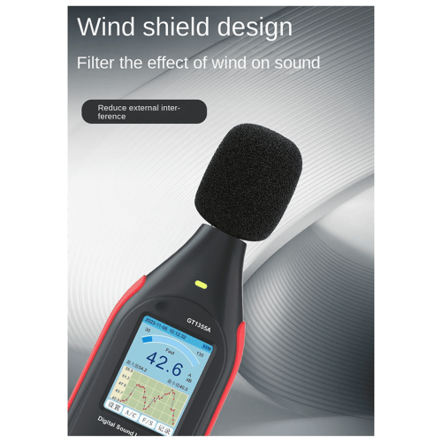 Digital Noise Meter with Condenser Microphone 2