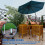Harupink plastic patio umbrella base 3.53 gal 6