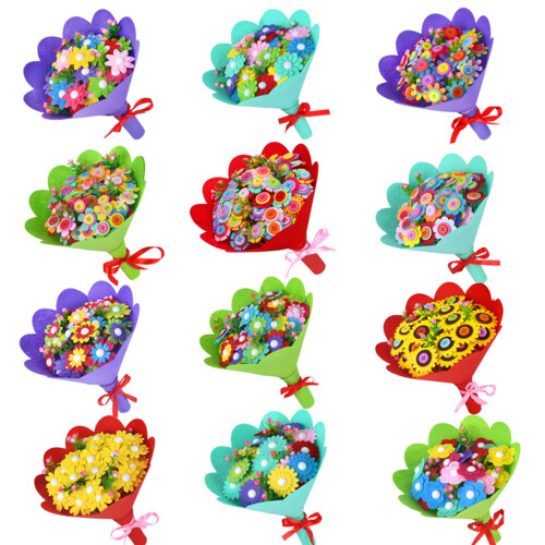 Felt Flower Crafting Supply for Kids DIY Projects