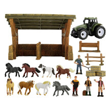 Realistic Horse Stable Playset Educational Toy for Toddlers