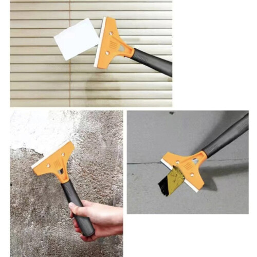 Portable glass floor tile scraper with 10 blades 1