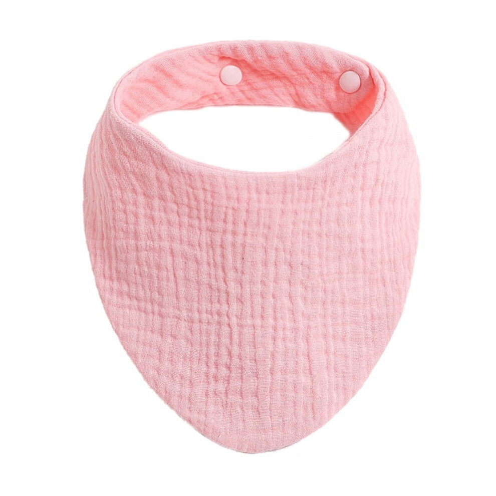 Organic Cotton Baby Bibs Triangle Burp Cloth with Snap