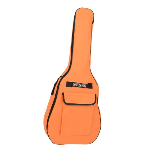 Guitar Backpack Bag with Padding and Pockets 5mm Orange