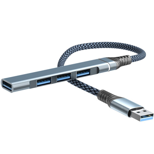 USB Hub for Laptops with 4 Extra USB-A Ports