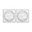 Circle Drawing Template Geometric Tool 2 pcs 1