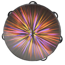 Tambourine 8 inch double row wooden percussion instrument