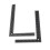 Steel L-Shaped Measuring Ruler for Drawing 2 pcs 1