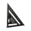 Aluminum Alloy Triangle Ruler 7 Inch Metric Angle Protractor 1