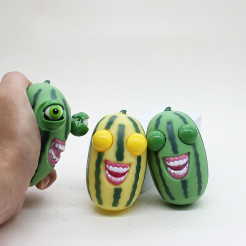 Watermelon Squeeze Toy Soft Plastic Stress Relief 1 Piece 1