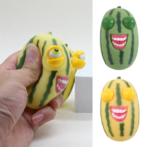Watermelon Squeeze Toy Soft Plastic Stress Relief 1 Piece 2