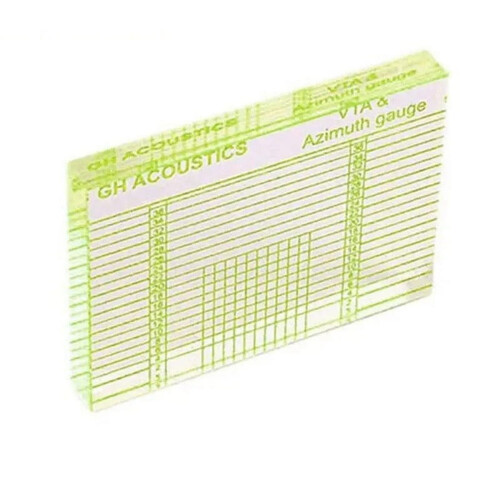 VTA and Azimuth Adjustment Ruler for Vinyl Turntables