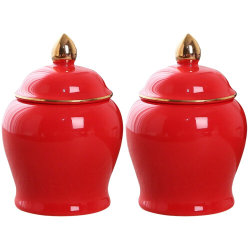 Sugar Bowl Flour Container Set of 2 Ceramic