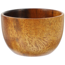 Japanese wooden salad bowl for fruit and serving
