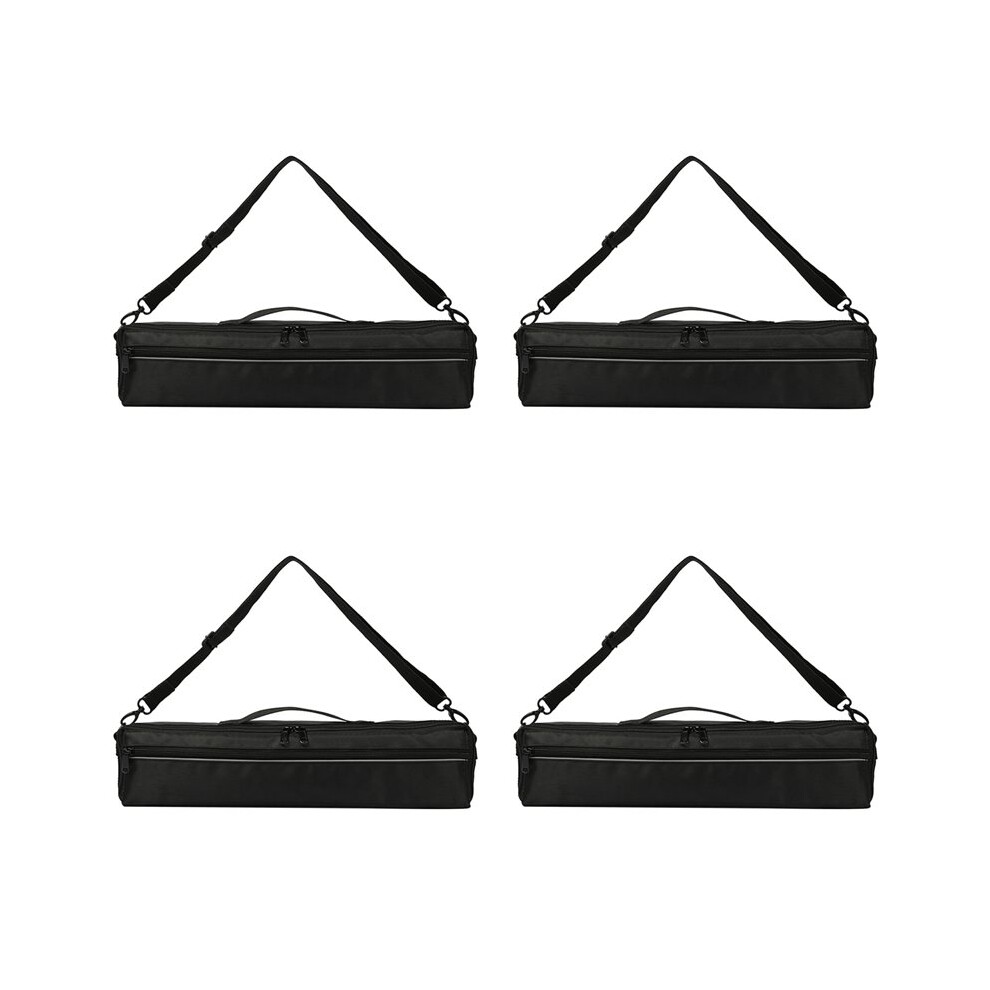 4X Portable 17 Holes Flute Case Cover Bag,Nylon Flute Bag, Gig Bag, Flute Case,17 Hole Flute Accessories 6031369352114