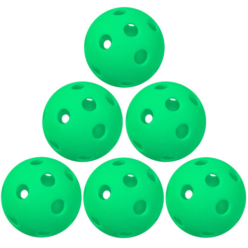 Indoor Pickleball Balls 26-Hole 6-Pack