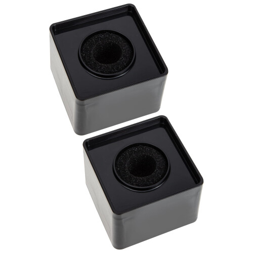 Square microphone logo flag 2 pcs durable