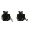 Wood Flamenco Castanets with String 2 pcs 1