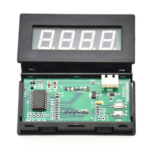 Digital Red LED Tachometer with Sensor 4 2
